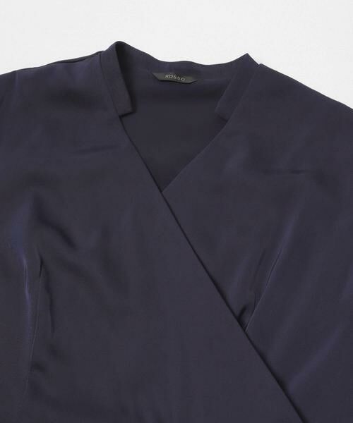 URBAN RESEARCH ROSSO / アーバンリサーチ ロッソ ワンピース | ベルト付カシュクールサテンワンピース | 詳細10