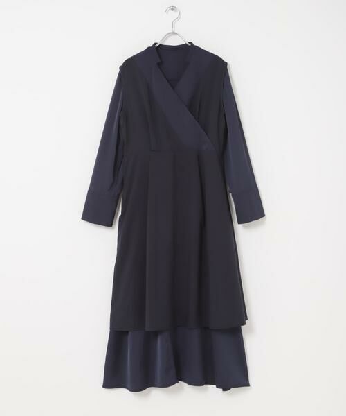 URBAN RESEARCH ROSSO / アーバンリサーチ ロッソ ワンピース | ベルト付カシュクールサテンワンピース | 詳細14