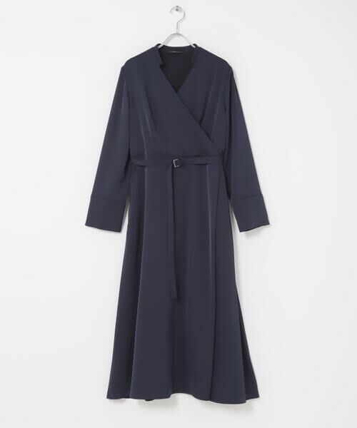 URBAN RESEARCH ROSSO / アーバンリサーチ ロッソ ワンピース | ベルト付カシュクールサテンワンピース | 詳細9