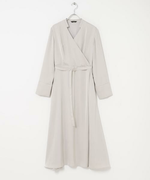 URBAN RESEARCH ROSSO / アーバンリサーチ ロッソ ワンピース | ベルト付カシュクールサテンワンピース | 詳細21