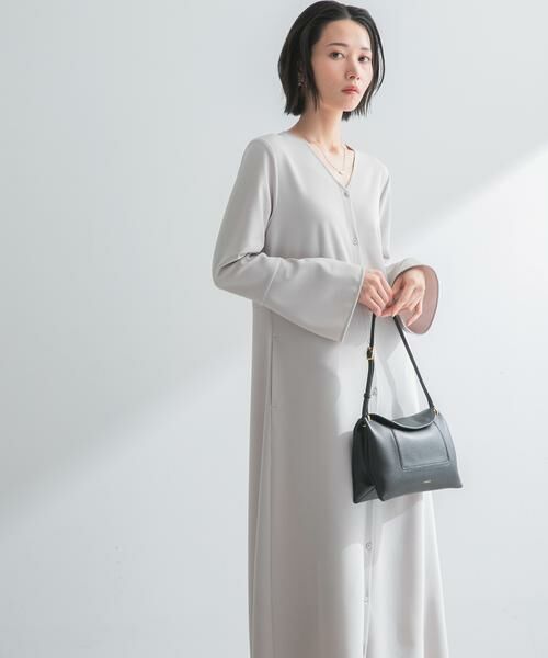 URBAN RESEARCH ROSSO / アーバンリサーチ ロッソ ワンピース | ストレッチジョーゼットワンピース（グレー系その他）