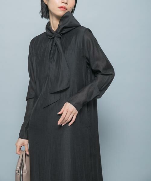 URBAN RESEARCH ROSSO / アーバンリサーチ ロッソ ワンピース | シルク混シアーオーガンジーワンピース | 詳細2