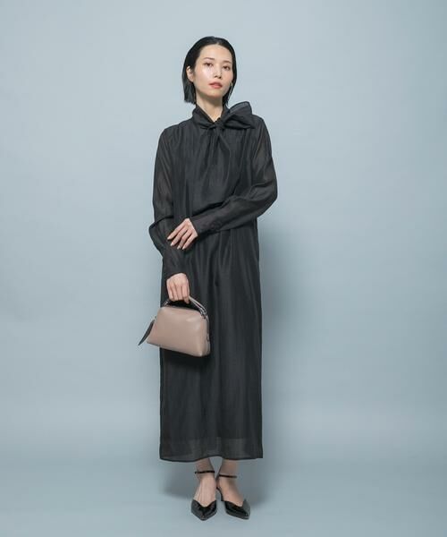 URBAN RESEARCH ROSSO / アーバンリサーチ ロッソ ワンピース | シルク混シアーオーガンジーワンピース | 詳細4