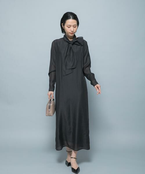 URBAN RESEARCH ROSSO / アーバンリサーチ ロッソ ワンピース | シルク混シアーオーガンジーワンピース | 詳細5