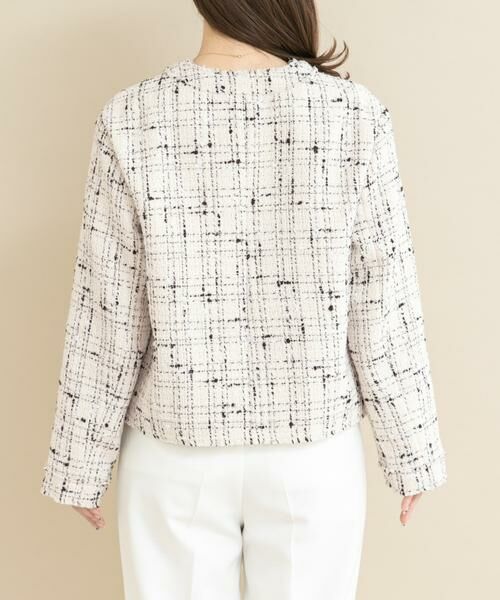 URBAN RESEARCH ROSSO / アーバンリサーチ ロッソ ノーカラージャケット | 『WEB限定』ツイードノーカラージャケット | 詳細10