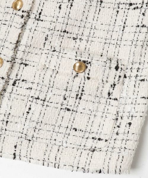 URBAN RESEARCH ROSSO / アーバンリサーチ ロッソ ノーカラージャケット | 『WEB限定』ツイードノーカラージャケット | 詳細13
