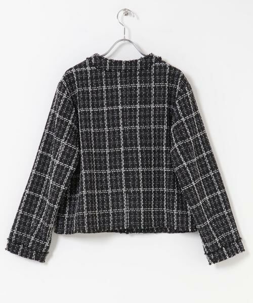 URBAN RESEARCH ROSSO / アーバンリサーチ ロッソ ノーカラージャケット | 『WEB限定』ツイードノーカラージャケット | 詳細23