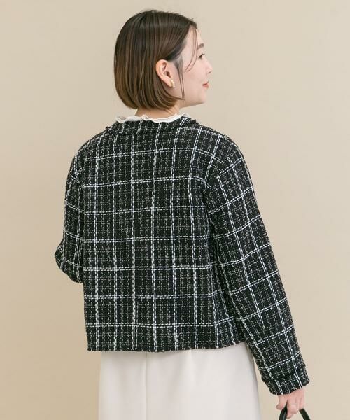 URBAN RESEARCH ROSSO / アーバンリサーチ ロッソ ノーカラージャケット | 『WEB限定』ツイードノーカラージャケット | 詳細19