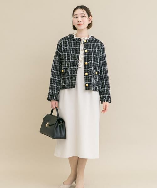 URBAN RESEARCH ROSSO / アーバンリサーチ ロッソ ノーカラージャケット | 『WEB限定』ツイードノーカラージャケット | 詳細20