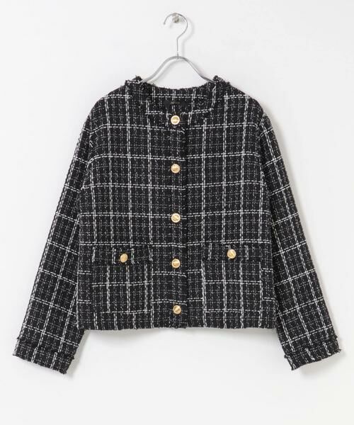 URBAN RESEARCH ROSSO / アーバンリサーチ ロッソ ノーカラージャケット | 『WEB限定』ツイードノーカラージャケット | 詳細21