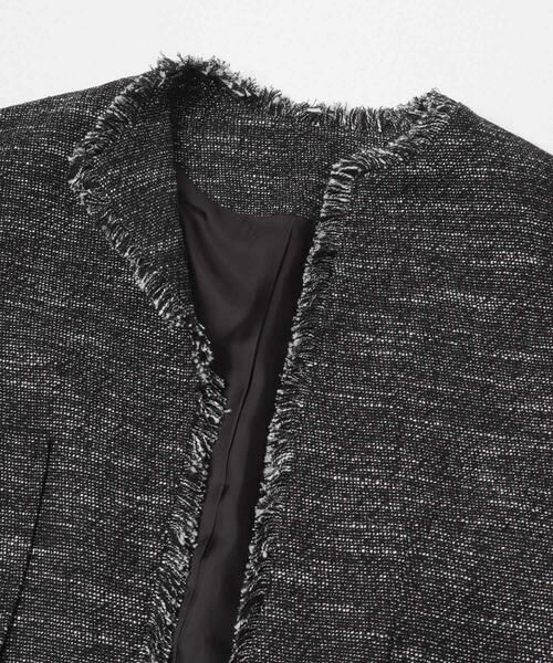 URBAN RESEARCH ROSSO / アーバンリサーチ ロッソ ノーカラージャケット | ツイードショートジャケット | 詳細19