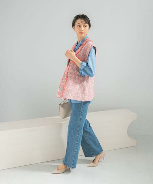 URBAN RESEARCH ROSSO / アーバンリサーチ ロッソ ベスト | ツイードオーバージレ | 詳細5