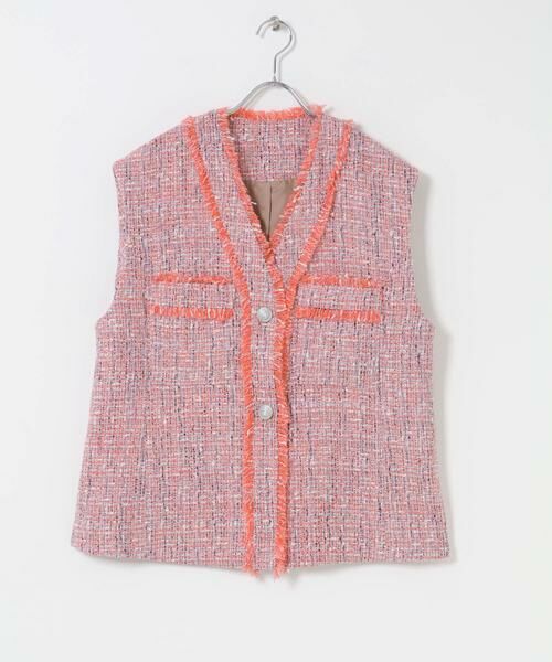 URBAN RESEARCH ROSSO / アーバンリサーチ ロッソ ベスト | ツイードオーバージレ | 詳細8