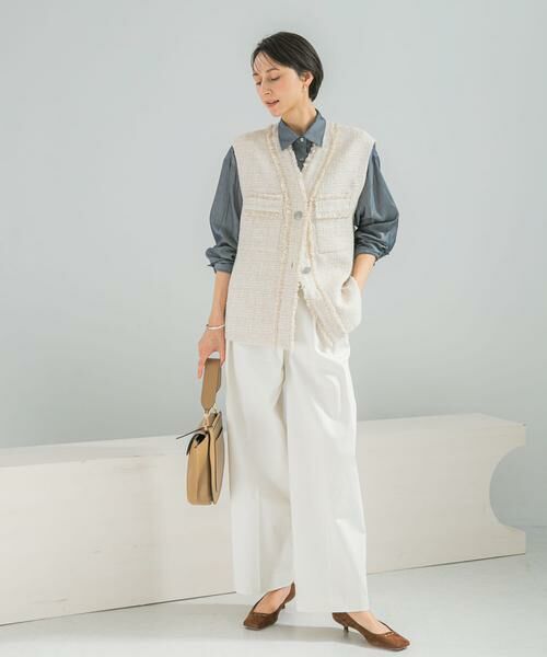 URBAN RESEARCH ROSSO / アーバンリサーチ ロッソ ベスト | ツイードオーバージレ | 詳細18