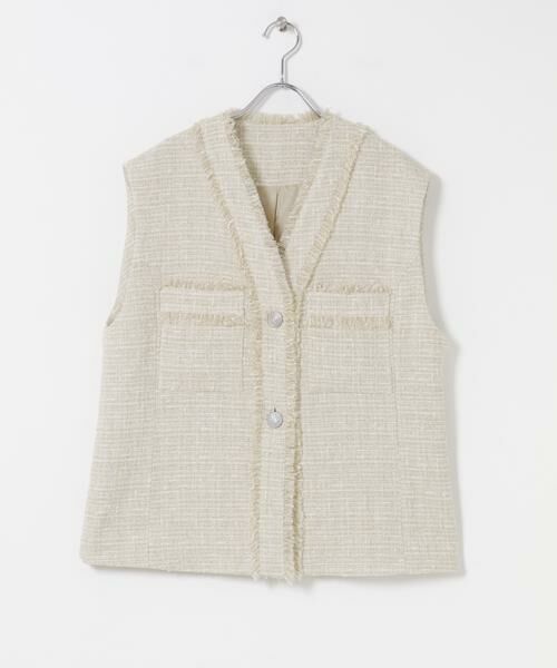 URBAN RESEARCH ROSSO / アーバンリサーチ ロッソ ベスト | ツイードオーバージレ | 詳細20