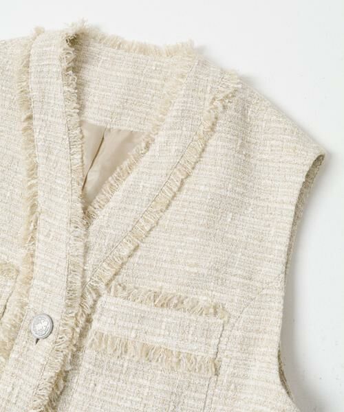 URBAN RESEARCH ROSSO / アーバンリサーチ ロッソ ベスト | ツイードオーバージレ | 詳細21