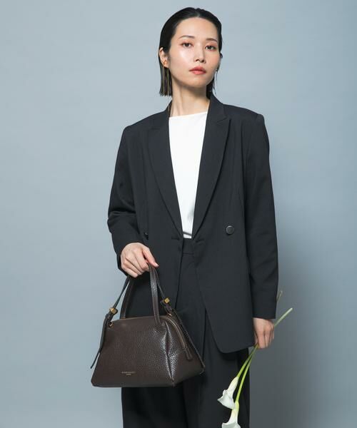 URBAN RESEARCH ROSSO / アーバンリサーチ ロッソ その他アウター | 防シワシャンブレーツイルダブルジャケット（ブラック）