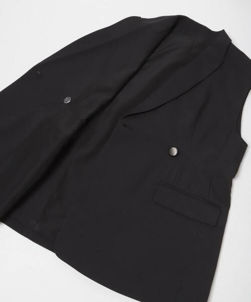 URBAN RESEARCH ROSSO / アーバンリサーチ ロッソ ベスト | 防シワシャンブレーツイルダブルジレ | 詳細12