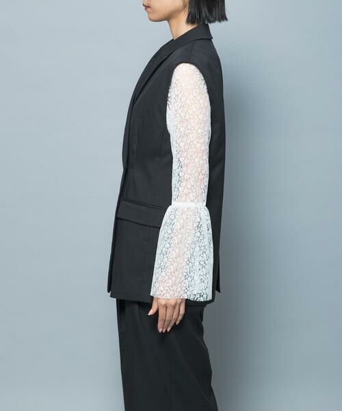 URBAN RESEARCH ROSSO / アーバンリサーチ ロッソ ベスト | 防シワシャンブレーツイルダブルジレ | 詳細6