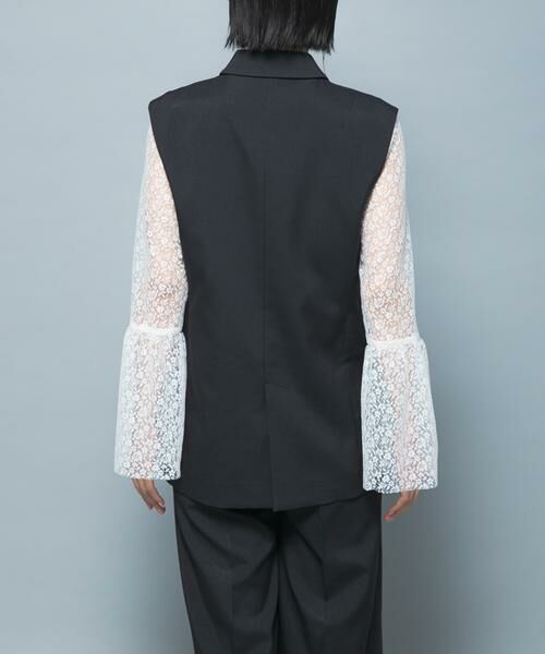 URBAN RESEARCH ROSSO / アーバンリサーチ ロッソ ベスト | 防シワシャンブレーツイルダブルジレ | 詳細7