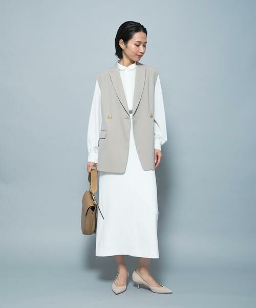 URBAN RESEARCH ROSSO / アーバンリサーチ ロッソ ベスト | 防シワシャンブレーツイルダブルジレ | 詳細19