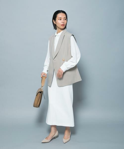 URBAN RESEARCH ROSSO / アーバンリサーチ ロッソ ベスト | 防シワシャンブレーツイルダブルジレ | 詳細20