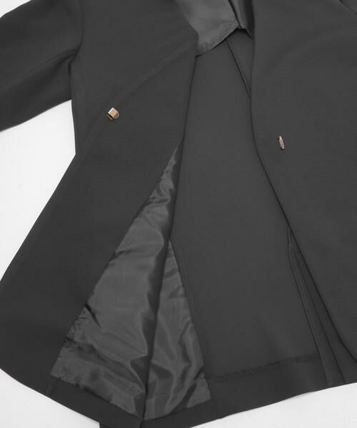 URBAN RESEARCH ROSSO / アーバンリサーチ ロッソ ノーカラージャケット | ストレッチツイルノーカラージャケット | 詳細12
