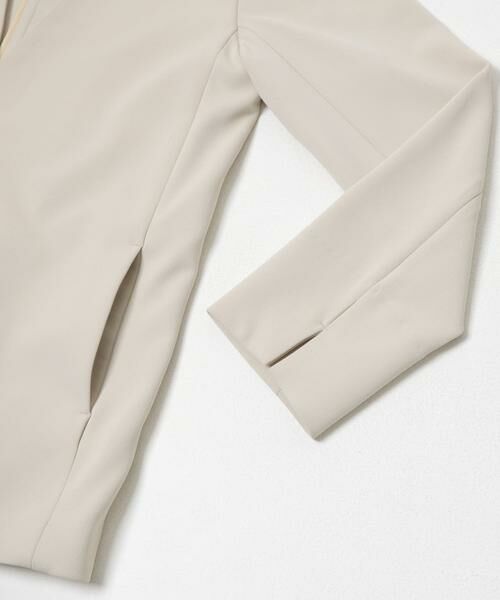 URBAN RESEARCH ROSSO / アーバンリサーチ ロッソ ノーカラージャケット | ストレッチツイルノーカラージャケット | 詳細21