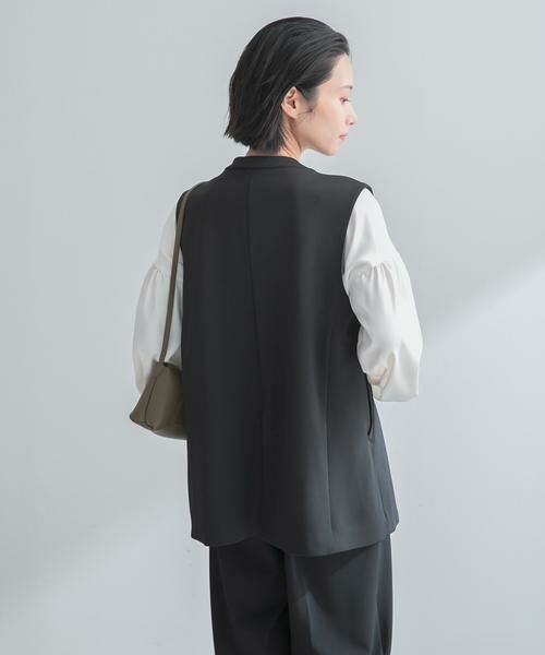 URBAN RESEARCH ROSSO / アーバンリサーチ ロッソ ベスト | ストレッチツイルジレ | 詳細4