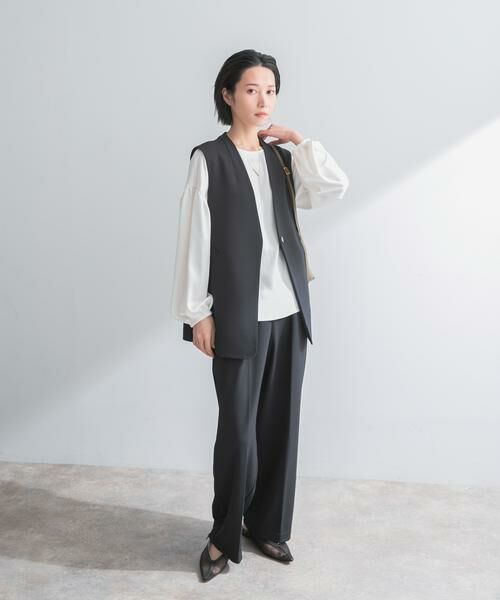 URBAN RESEARCH ROSSO / アーバンリサーチ ロッソ ベスト | ストレッチツイルジレ | 詳細6