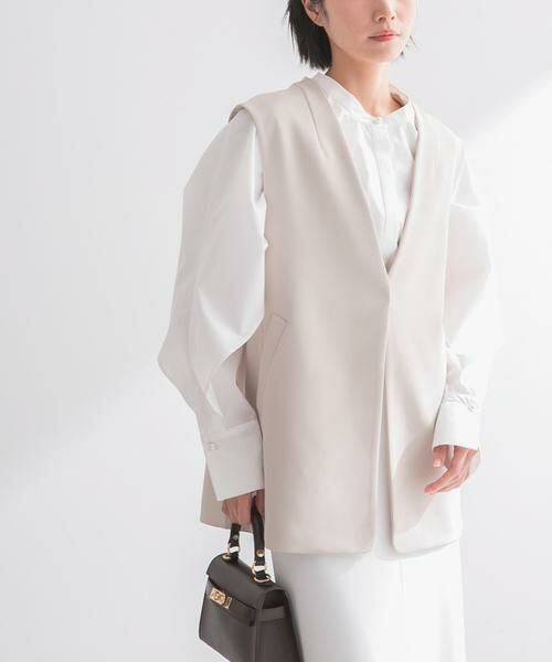 URBAN RESEARCH ROSSO / アーバンリサーチ ロッソ ベスト | ストレッチツイルジレ | 詳細13