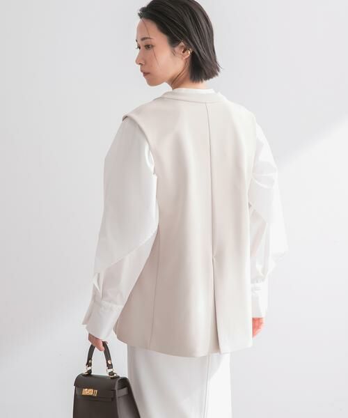 URBAN RESEARCH ROSSO / アーバンリサーチ ロッソ ベスト | ストレッチツイルジレ | 詳細15