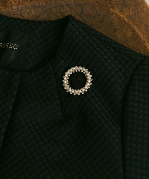 URBAN RESEARCH ROSSO / アーバンリサーチ ロッソ ブローチ・コサージュ | 『WEB限定』パールビジューサークルブローチ | 詳細1