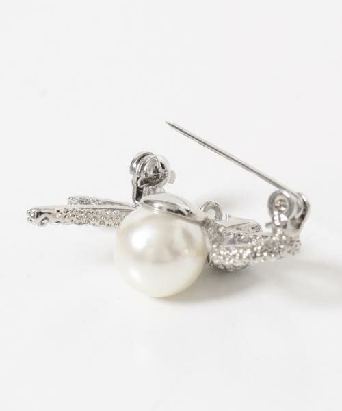 URBAN RESEARCH ROSSO / アーバンリサーチ ロッソ ブローチ・コサージュ | 『WEB限定』リボンビジューパールブローチ | 詳細3
