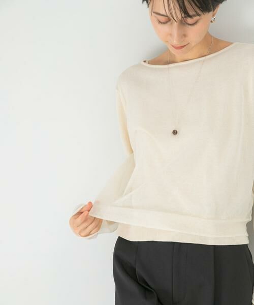 URBAN RESEARCH ROSSO / アーバンリサーチ ロッソ ニット・セーター | シアーレイヤードニット | 詳細16