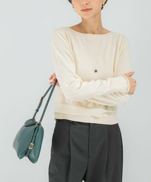 URBAN RESEARCH ROSSO / アーバンリサーチ ロッソ ニット・セーター | シアーレイヤードニット | 詳細18