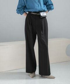 URBAN RESEARCH ROSSO / アーバンリサーチ ロッソ その他パンツ | 防シワハイウエストワイドスラックス