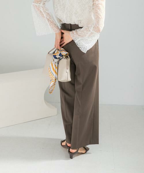 URBAN RESEARCH ROSSO / アーバンリサーチ ロッソ その他パンツ | 防シワハイウエストワイドスラックス | 詳細2