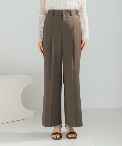 URBAN RESEARCH ROSSO / アーバンリサーチ ロッソ その他パンツ | 防シワハイウエストワイドスラックス | 詳細4