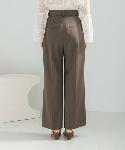 URBAN RESEARCH ROSSO / アーバンリサーチ ロッソ その他パンツ | 防シワハイウエストワイドスラックス | 詳細6