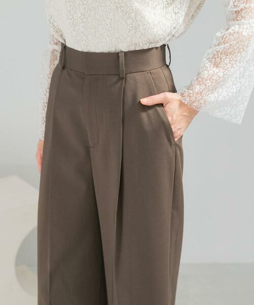 URBAN RESEARCH ROSSO / アーバンリサーチ ロッソ その他パンツ | 防シワハイウエストワイドスラックス | 詳細7