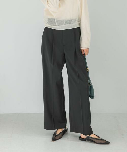 URBAN RESEARCH ROSSO / アーバンリサーチ ロッソ その他パンツ | 防シワハイウエストワイドスラックス | 詳細13