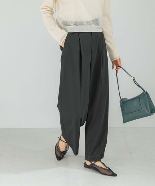 URBAN RESEARCH ROSSO / アーバンリサーチ ロッソ その他パンツ | 防シワハイウエストワイドスラックス | 詳細14