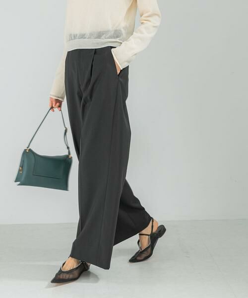 URBAN RESEARCH ROSSO / アーバンリサーチ ロッソ その他パンツ | 防シワハイウエストワイドスラックス | 詳細15