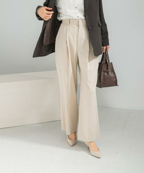 URBAN RESEARCH ROSSO / アーバンリサーチ ロッソ その他パンツ | 防シワハイウエストワイドスラックス | 詳細24