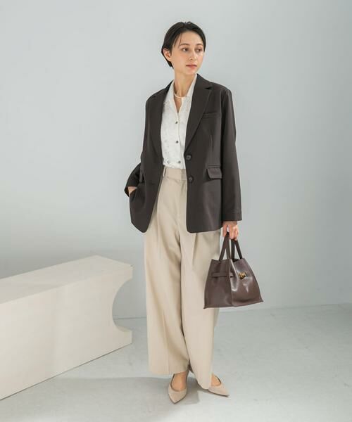 URBAN RESEARCH ROSSO / アーバンリサーチ ロッソ その他パンツ | 防シワハイウエストワイドスラックス | 詳細25