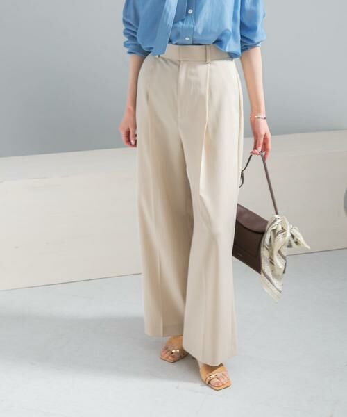 URBAN RESEARCH ROSSO / アーバンリサーチ ロッソ その他パンツ | 防シワハイウエストワイドスラックス | 詳細26