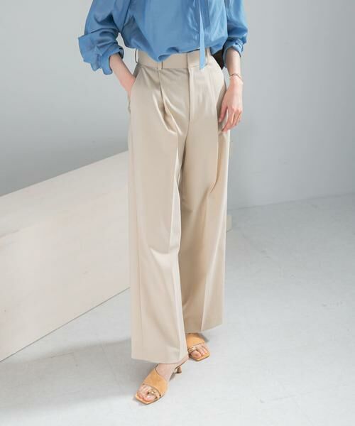 URBAN RESEARCH ROSSO / アーバンリサーチ ロッソ その他パンツ | 防シワハイウエストワイドスラックス | 詳細27