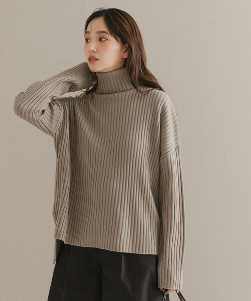 URBAN RESEARCH ROSSO / アーバンリサーチ ロッソ ニット・セーター | マシーンウォッシュ ワイドリブニット | 詳細4