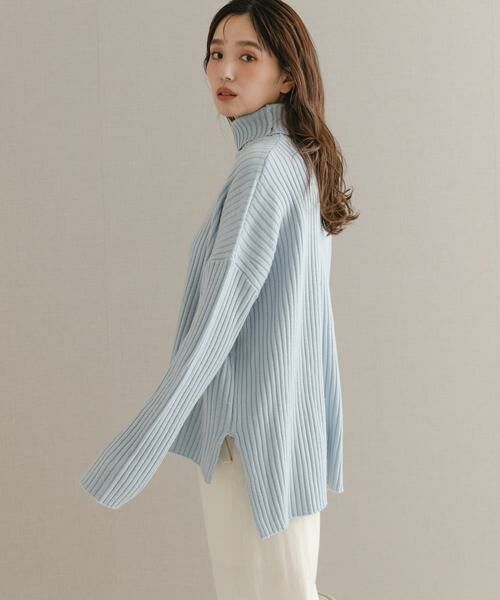 URBAN RESEARCH ROSSO / アーバンリサーチ ロッソ ニット・セーター | マシーンウォッシュ ワイドリブニット | 詳細9